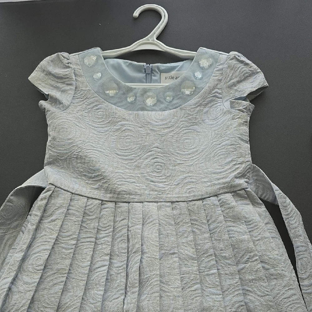 White Pleated Ruched Sundress with Puff Cap Sleeves
